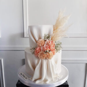 Scarf Wedding Cake